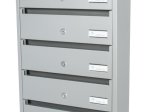 Pašto dėžutė PDV937, sidabrinė, 948 x 385 x 145 mm