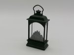 Žibintas Židinys, su LED, 7 x 12,5 cm