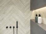 Akmens masės plytelės CERRAD GIORNATA BIANCO, 60 x 11 cm, 0,720 m2/dėž., glazūruotos, matinės, spl. balta