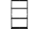 Sandėliavimo lentyna AR SHELVING Outdoor L, metalinė, 4 lentynos, 180 x 100 x 38 cm