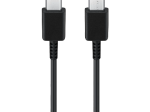 Įkrovimo laidas SAMSUNG, 3A, Type-C, laido ilgis 1,8 m, komplekte 2 vnt., juodos sp.