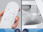 Klozetas GROHE SENSIA, pakabinamas, išmanusis, su dviem purkštukais, be nuplovimo lanko, su Triple Vortex nuleidimu, dangtis, baltos spalvos, 36507SH0