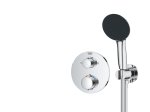 Potinkinė dušo sistema GROHE PRECISION, su termostatu, Vitalio Start 250mm lietaus galva ir 2-jų srovių 110mm dušeliu, chromo spalva, 34883000