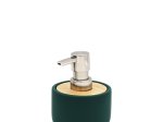 Muilo dozatorius RIDDER Fancy, pastatomas, t.žalios spalvos, keramika/bambukas