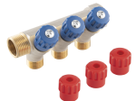 Vandentiekio kolektorius FERRO RDW200400, 3/4″ × 1/2″, 4 žiedų, RDW200400
