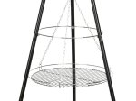 Stovas griliui BBQ, trikojis, plieninis, 151 cm