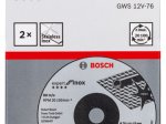 Šlifavimo diskas BOSCH Professional GWS 12V-76, 76 x 4 x 10 mm, 2 vnt.