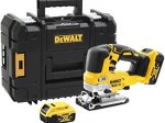 Akumuliatorinis siaurapjūklis DEWALT DCS334NT-XJ, 18 V, be akumuliatorių ir kroviklio, lagamine
