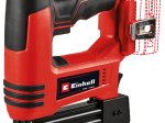 Akumuliatorinė viniakalė EINHELL TE-CN 18 Li - Solo, 18 V, šaudomų vinių ilgis 15-32 mm, pasvirimo kampas apkaboje 0°, be akumuliatorių ir kroviklio