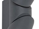 Lauko šviestuvas RABALUX Belfast, LED, 2 x 6,45W, 230V, 3000K, 620 lm, IP65, sieninis, plastikinis, antracito sp., 65 x 160 x 85 mm, 7904