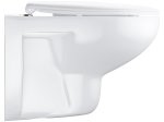 Klozetas GROHE BAU CERAMIC, pakabinamas, berėmis, lėtai nusileidžiantis dangtis su greito nuėmimo f-ja, baltas, 39351000