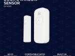 Išmanusis durų ir langų sensorius DELTACO Smart Home Sh-Ws02, magnetinis, WiFi, valdomas su programėle, baltos sp.