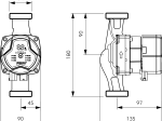 Elektroninis cirkuliacinis siurblys FERRO GPA III 32-7.5-180, 327180GPA3