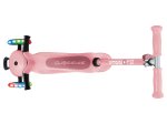 Paspirtukas GLOBBER Go Up Sporty Lights V2, pastelinis rožinis, apkrova iki 20kg