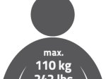 Ranktūris RIDDER Sam A00130001, 30 cm, nerūdijančio plieno, chromas
