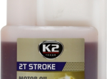 Dvitakčių variklių alyva K2 RED, pusiau sintetinė, 500 ml, raudonos spalvos