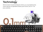 Belaidė žaidimų klaviatūra KEYCHRON K10 HE, 100% mechaninė, juodos sp., K10H-J1
