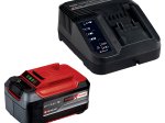 Akumuliatoriaus ir kroviklio komplektas EINHELL PXC, 5,2 Ah, komplekte 1 x 5,2 Ah talpos akumuliatorius ir kroviklis, dulkėms, korozijai ir mechaniniams pažeidimams atsparus korpusas