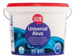 Vandeniniai dažai VIVACOLOR Universal Akva, matiniai, medienai ir metalui, A bazė, 2,7l