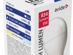 LED lempa AVIDE, 8W (=62W), E14 G45 burbuliukas, CW, 6400K, 220-240V, 806-830 lm, 25.000 val.