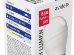 LED lemputė AVIDE, 6.5W, E27, G45 burbuliukas, CW, 6400K, 220-240V, 806 lm