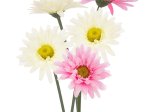 Dirbtinė gėlė gerbera NOVELLY HOME FP-3290/GA/B, baltos sp., aukštis - 59 cm