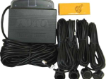 Automobilio parkavimo sistema ALBURNUS YB-818BK, juodos spalvos, galiniai, 4 sensoriai su LED displėjumi, 22 cm