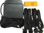Automobilio parkavimo sistema ALBURNUS YB-818BK, juodos spalvos, galiniai, 4 sensoriai su LED displėjumi, 22 cm