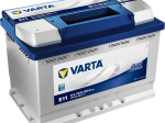 Akumuliatorius VARTA, BLUE dynamic E11, 12 V, 74 Ah, 680 A, 278 x 175 x 190 mm