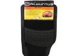 Automobilio kilimėliai ALBURNUS, universalūs, guminiai, su medžiaga, priekiniai 69x45 cm, galiniai 45x43 cm, 4 vnt
