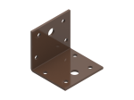 Kampas, dažytas XIDO, 50x50x55x2,5, rudas