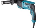 Elektrinis perforatorius MAKITA HR2630TJ, 3 darbo režimai, galia 800 W, smūgio jėga 2,4 J