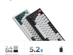 Belaidė žaidimų klaviatūra KEYCHRON Q5 HE, 96% mechaninė, baltos sp., Q5H-P1