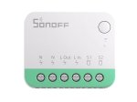 Išmanusis jungiklis SONOFF Minir4, 2400W, 230VAC, valdomas programėle, Wi-Fi, galimybė valdyti balsu, DIY režimas, telpa į senas instaliacines dėžutes