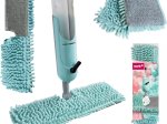 Grindų šluota su purkštuvu YORK DUAL SPLASH, dvipusė, su šluoste, 120 cm