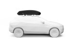 Automobilių stogo bagažinė THULE Force 3 XL, juoda, 500 L, atlaikomas svoris 75 kg