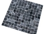 Natūralaus akmens mozaika MONA MOSAICS Lah043-23P, 305 x 305 x 6 mm, spl. nero marmuras