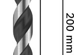 Universalus grąžtas BOSCH PRO, šešiakampiu kotu, 10 x 150 x 200 mm
