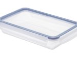 Hermetinė maisto saugojimo dėžutė ROTHO Clic & Lock, 1 l, žema, mėlynos sp.