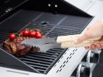 Grilio žnyplės BARBECOOK, medinė rankena, 40 cm
