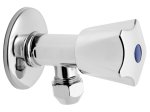 Kampinis ventilis FERRO Z240, 1/2"x 3/8" su 10 mm jungtimis, Z240