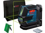 Linijinis lazerinis nivelyras BOSCH GLL 2-15 G, BG 4x1,5V, LB10, 0601063W00