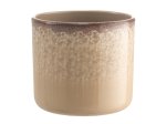 Kambarinis keraminis vazonas 4Living Oceana, smėlio sp., 17 x 17 x 15 cm.