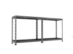 Sandėliavimo lentyna AR SHELVING Outdoor L, metalinė, 4 lentynos, 180 x 100 x 38 cm