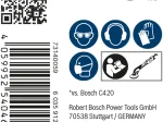 Šlifavimo tinklelis BOSCH, M 480, 225 mm, G100, 25 vnt.