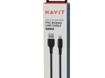 Įkrovimo laidas HAVIT 6360, USB A - Lightning, 1m