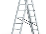 Kopėčios HERVIN EQUIPMENT, aliuminės, universalios, dvipusės, ištraukiamos, 3x8 pakopų, 2200-4090 mm, AC0308A