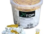 Plytelių išlyginimo sistema XTOP, 1,5 mm, inkarų 300 vnt, pleištų 50 vnt., plytelių aukštis 5-14mm 