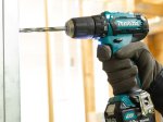 Akumuliatorinis gręžtuvas MAKITA DF333DWAE, 12V MAX, 2x2,0 Ah Li-ion 30/14 Nm, 1,0kg, LED 2-greičiai