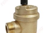 Automatinis nuorintojas FERRO, 1/2", su uždarymo vožtuvu, kampinis, žalvario sp., O15ASB